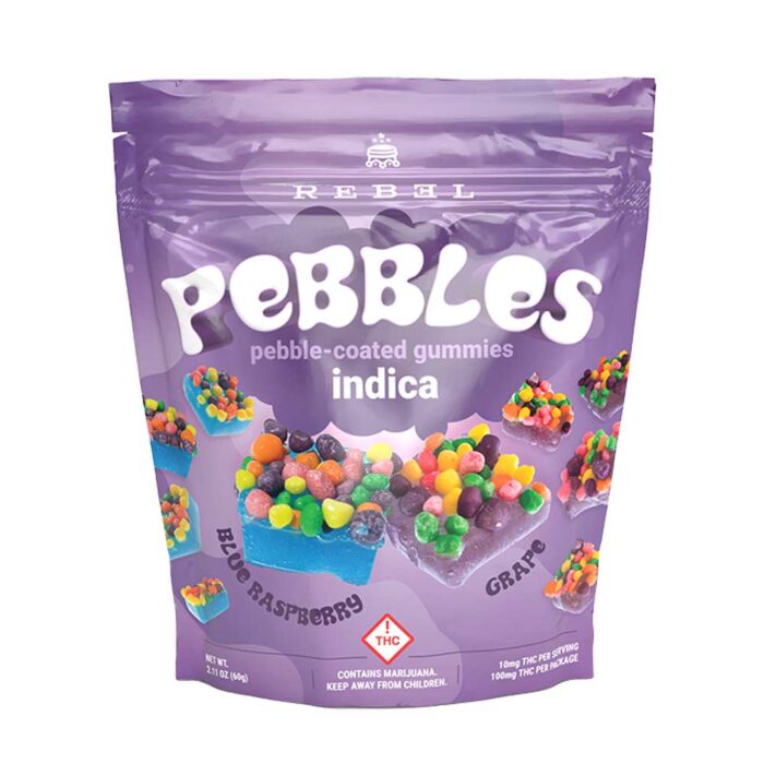 Rebel Rozzies Live Rosin Chews Blue Razz 100mg - Image 1