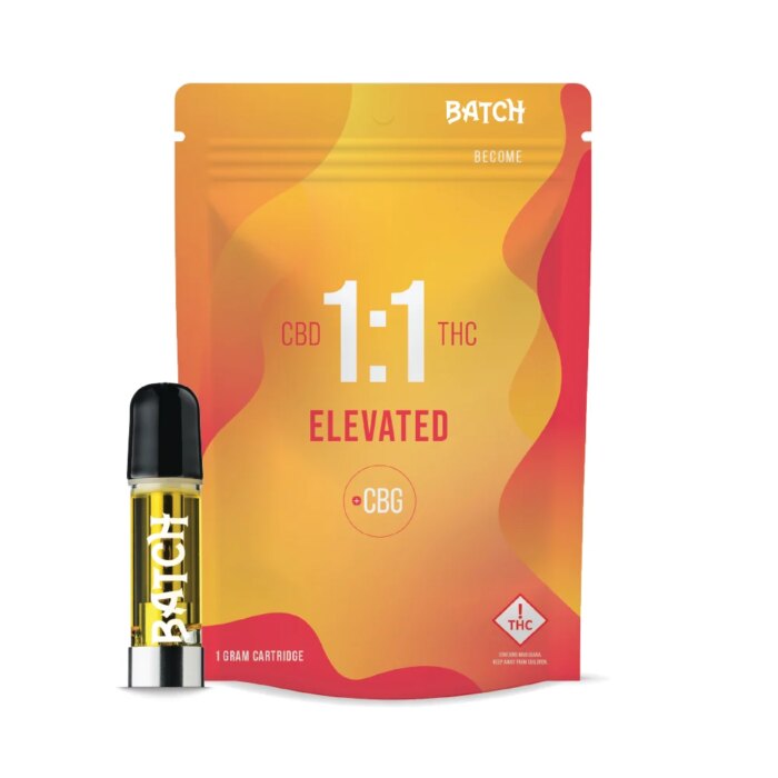 Batch Become Cart 1:1 Elevated CBD:THC   CBG 1g - Image 1