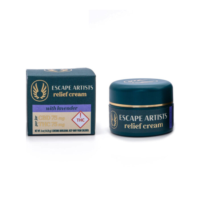 Escape Artist Relief Cream 2:1:2 Unscented CBD:CBG:THC 400mg - Image 1