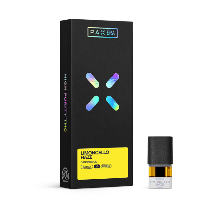 product_15fb3e7a-cfbd-4d0f-ade6-c0e26fe693c0 Pax High Purity Distillate Pod Sativa Limoncello Haze 1g - Image 1